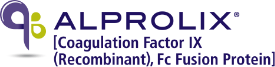 ALPROLIX<sup class='sup'>®</sup> [Coagulation Factor IX (Recombinant), Fc Fusion Protein] Logo