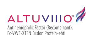 ALTUVIIIO<sup class='sup'>®</sup> [antihemophilic factor (recombinant), Fc-VWF-XTEN fusion protein-ehtl] Logo